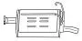 Rear Muffler (23647)