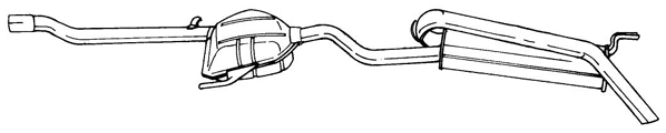Rear Muffler (16631)