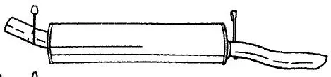 Rear Muffler (40619)