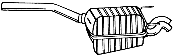 Rear Muffler (35671)