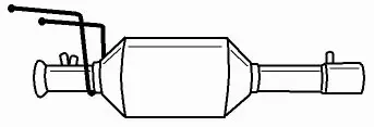 Soot/Particulate Filter, exhaust system (35322)