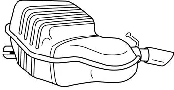 Rear Muffler (53635)