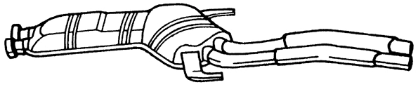 Centre Muffler (15433)