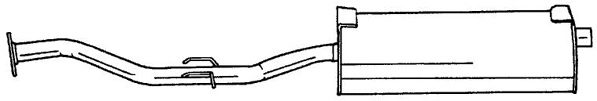 Centre Muffler (40462)