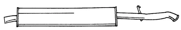 Rear Muffler (13661)