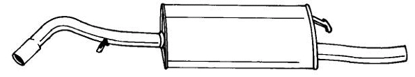 Rear Muffler (25693)