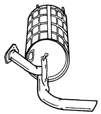 Rear Muffler (38605)