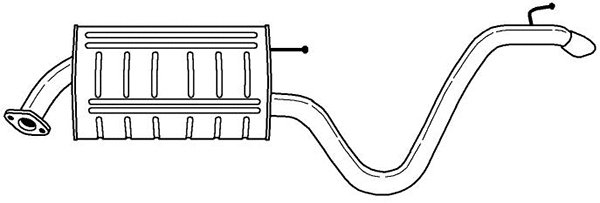Rear Muffler (24640)
