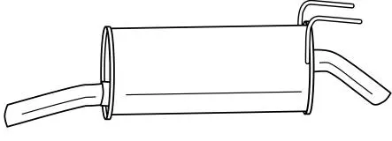 Rear Muffler (13651)