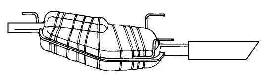 Rear Muffler (40669)