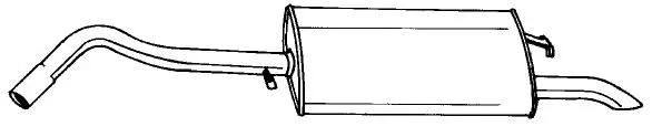 Rear Muffler (25691)
