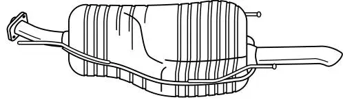 Rear Muffler (40693)