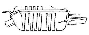 Rear Muffler (40673)