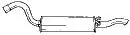 Rear Muffler (10605)
