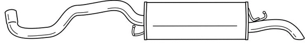 Rear Muffler (22622)