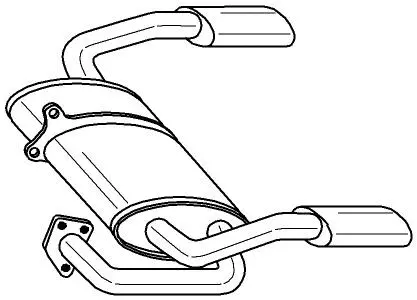 Rear Muffler (65616)