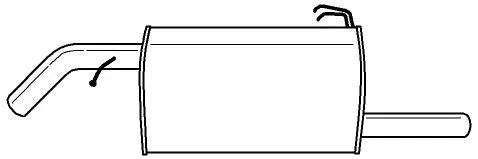 Rear Muffler (37638)