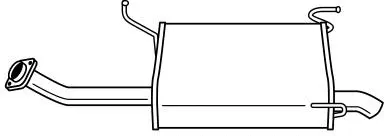 Rear Muffler (38621)