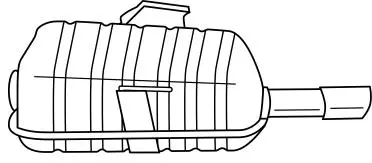 Rear Muffler (45665)