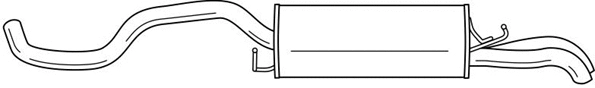 Rear Muffler (22624)