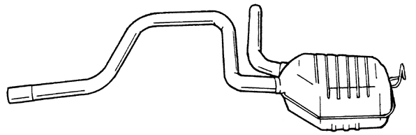 Rear Muffler (25675)