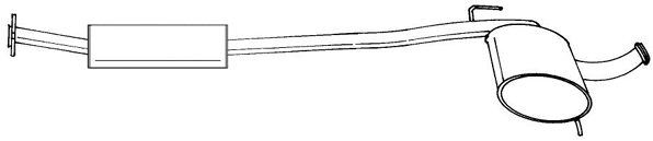 Centre Muffler (50418)