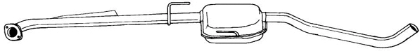 Centre Muffler (41409)