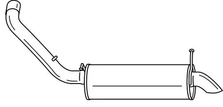 Rear Muffler (32624)