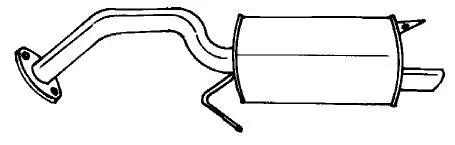 Rear Muffler (44611)