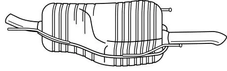 Rear Muffler (41662)