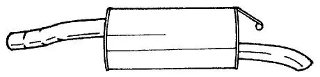 Rear Muffler (25668)