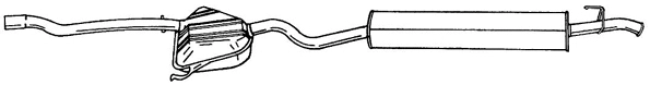 Rear Muffler (16613)