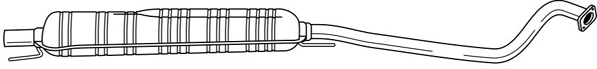 Centre Muffler (40481)