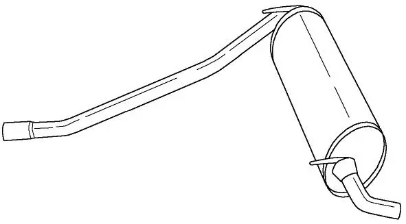 Rear Muffler (12607)