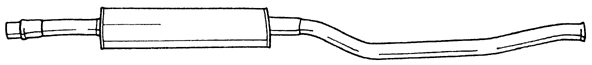 Centre Muffler (20422)