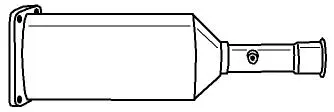 Soot/Particulate Filter, exhaust system (16307)