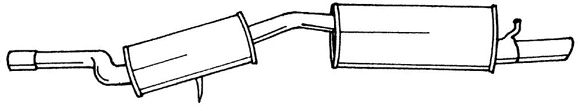 Rear Muffler (12612)