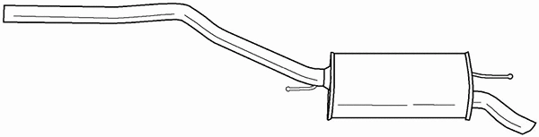 Rear Muffler (61621)