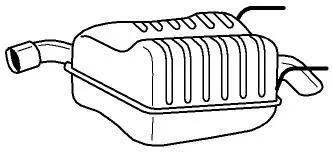 Rear Muffler (41633)