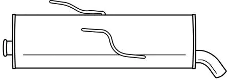 Rear Muffler (45668)