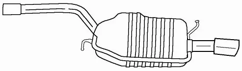 Rear Muffler (61629)