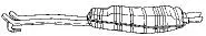 Rear Muffler (15645)