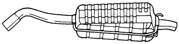 Rear Muffler (25660)
