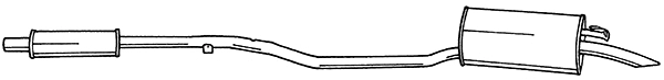 Rear Muffler (13645)