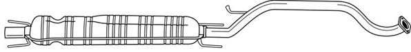 Centre Muffler (41437)