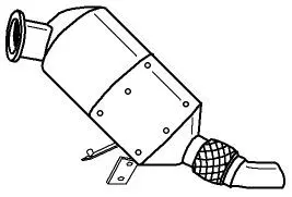 Soot/Particulate Filter, exhaust system (15192)