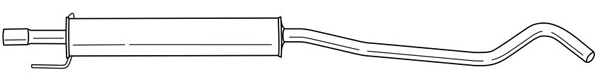 Centre Muffler (40489)