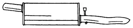 Rear Muffler (40614)