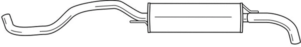 Rear Muffler (22618)