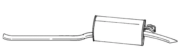 Rear Muffler (13619)